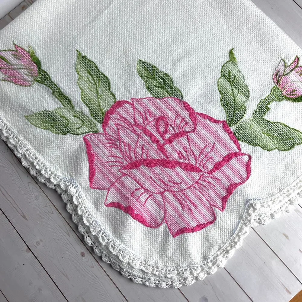 Handcrafted vintage embroidered